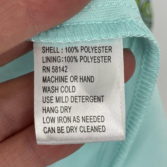 NWT London Times Sleeveless Blue Paisley Dress Sz 14 Garden Fairy Flowy Y2K 90s - Picture 3 of 16